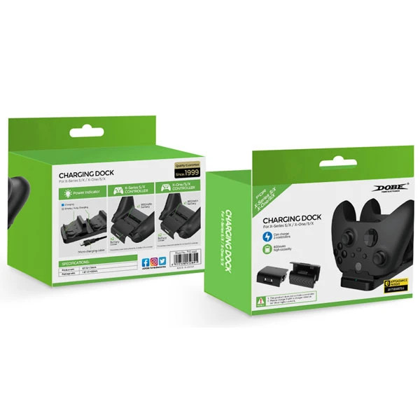 پایه شارژر دسته بازی دابی مناسب برای Xbox Series S/X